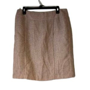 New York & Company Pink Tweed Metallic Thread Pencil Skirt - Fully Lined - 10